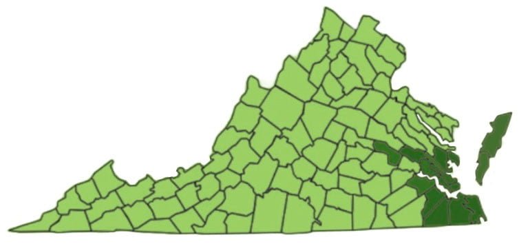 Map of Service Area